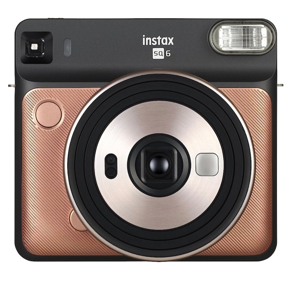 Blush gold Instax camera sq6